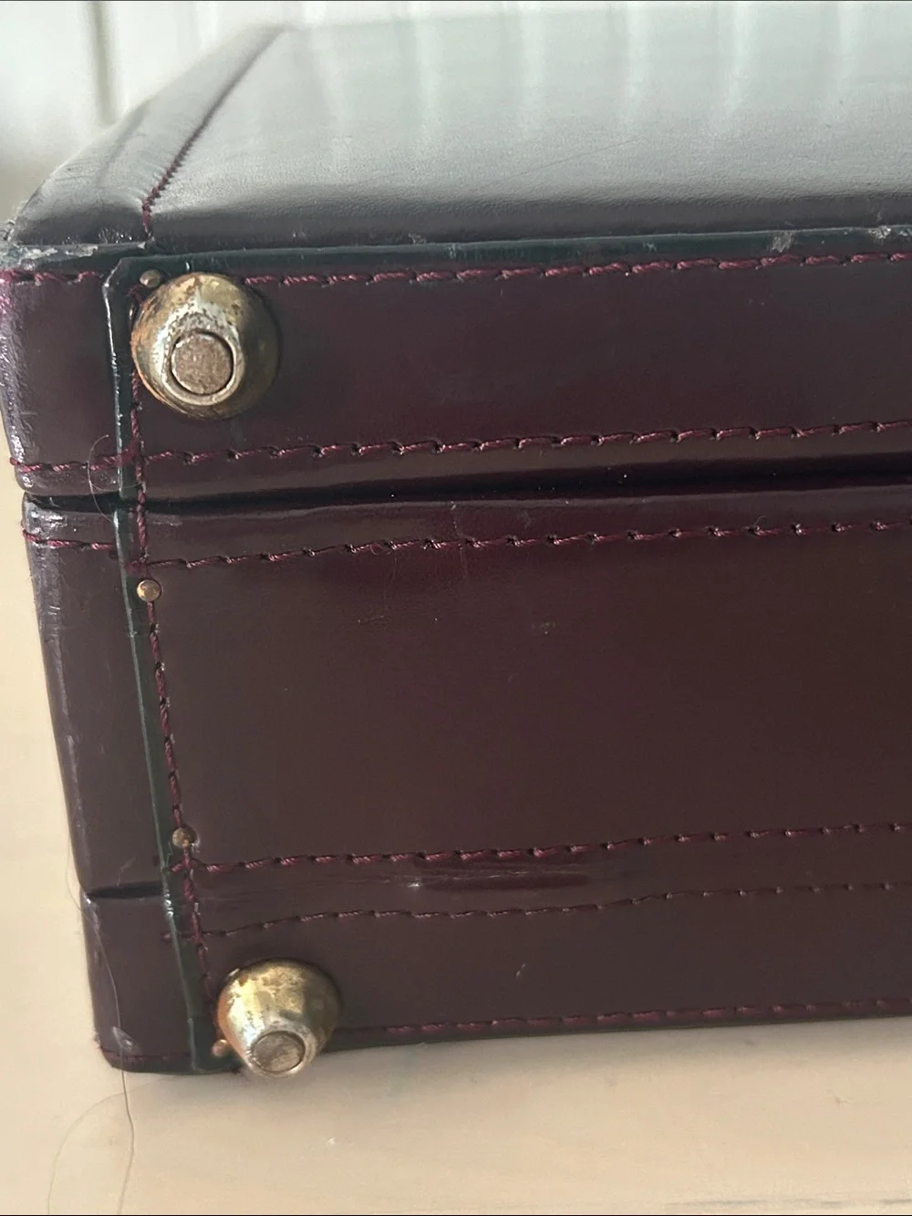 Vintage Heritage Industries Hard-shell Top-grain Leather Briefcase